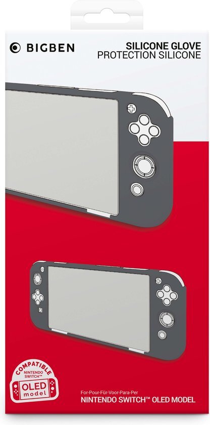 Nintendo Switch Oled Silicone Glove Grey - Bigben