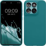 kwmobile telefoonhoesje geschikt voor Motorola Moto G67 / G77 / G87 - Back cover in petrol