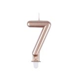 Homéa Birthday Candle Number 7 Rose Gold