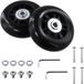 70 x 24 x 6 mm roues universelles en caoutchouc pour valise - Jeu de 2