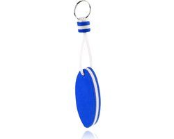 LGT JWLS Lookinggoodtoday Nautische Stijl Sleutelhanger - Blijft Drijven - Blauw - Label Vorm