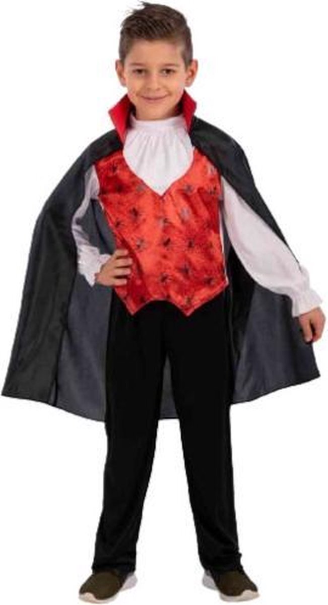 Carnival Toys Kostuum Dracula Junior Polyester Zwart Mt 116/122