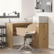 Prolenta Maison Exclusive - Hoekbureau met lade, uitvoering: Ambachtelijk eikenhout, afmetingen: 102 x 88 x 75 cm