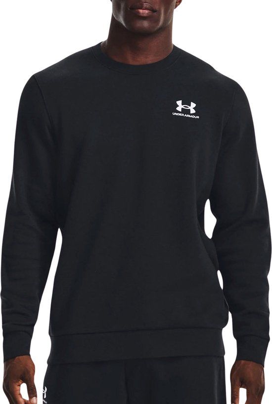 Under Armour Essential Fleece Crew - Black - Men's Size M