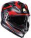 AGV K7 E2206 Mplk Glimpse Casque intégral Noir XL