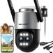 Merkloos Beveiligingscamera buiten - Bewakingscamera PTZ - 2.5k dubbele lens - Wifi - Mensherkenning