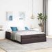 Maison Exclusive Lit bébé de luxe - Ensemble comprenant le lit et le matelas, 2 pièces. Tissu beige clair