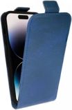 Rosso Element Apple iPhone 15 Pro Hoesje Verticale Flip Case Blauw