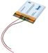 Jauch Quartz LP402535JU Batterie rechargeable spéciale Prismatique Câble LiPo 3,7 V 380 mAh