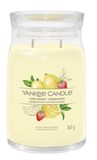 Yankee Candle Iced Berry Lemonade Cylinder Candle - Yellow - 90 Hour Burn Time