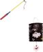 Merkloos Treklampion 15 cm spook met lampionstokje