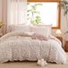 Merkloos Romantische Beddengoedset 135x200 cm Roze Bloemen