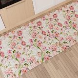 PETTI Artigiani Italiani - Tapijt voor keuken, antislip, wasbaar, loper, keuken, 52 x 280 cm, shabby-dot-design, 100% Made in Italy