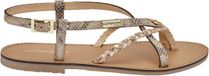 Les M.belarbi Chou Platte sandalen voor dames - Beige - Maat 38