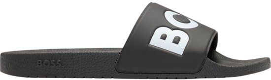 Hugo Boss heren BOSS slippers contrast logo zwart II