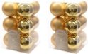 Decoris Kaemingk B.V. 24x Gouden kunststof kerstballen 6 cm - Mat/glans - Onbreekbare plastic kerstballen - Kerstboomversiering goud