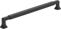 Amerock BP37400FB Stature Cabinet Pull, Mat Zwart