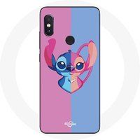 Maniacase Hoesje voor Xiaomi Redmi Note 5 Pro Stitch et angel blauw roze