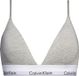 Calvin Klein Triangel Bralette Dames - Grijs - Maat XL