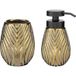 WENKO Set d'accessoires de salle de bain Idro Gold, 2 pièces