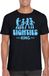 Bellatio Decorations Verkleed shirt voor heren - eighties king - zwart/blauw - jaren 80 - carnaval S