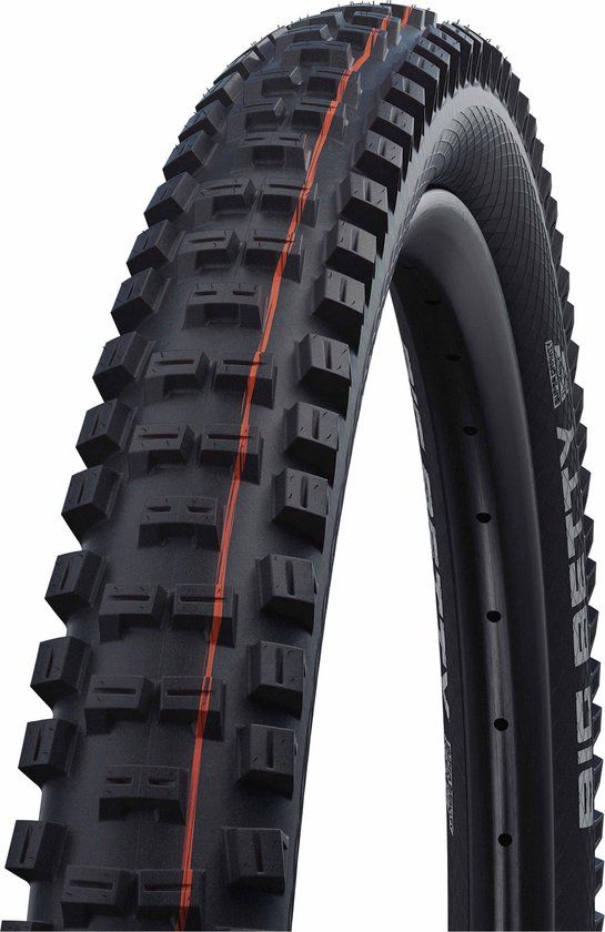 Schwalbe Big Betty Super Downhill 29 x 2.40" Vouwband - Zwart
