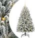 vidaXL Kunstkerstboom 120 cm 150 LED's Warmwit PVC en Staal