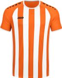 Jako Inter Shirt Korte Mouw Heren - Wit / Fluo Oranje
