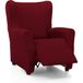 ECOMMERC3 Volledige relaxstoelbekleding, gewatteerd en super verstelbaar, elastisch, bordeaux, 100% Made in Spain