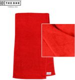 The One Towelling Sporthanddoek - 30 x 130 cm - Nek Handdoek - 100% Gekamd katoen - 450 gr/m² - Fitness handdoek - Rood