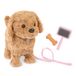 Our Generation Interactieve elektronische puppy voor huisdieren, accessoires voor poppen van 45,7 cm, voor kinderen vanaf 3 jaar, Goldendoodle Pup