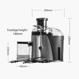 Princess Presse-agrumes - 400 W - 22.000 tr/min - Ouverture d'introduction de 7,6 cm - 2 vitesses - Facile à nettoyer - Argent
