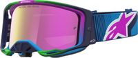 Alpinestars Vision 8 Maven Mirror Motocrossbril Blauw/Paars
