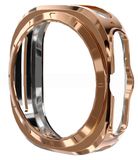 Wigento Samsung Galaxy Watch Ultra 47mm, TPU beschermhoes met elektroplatering, roze goud