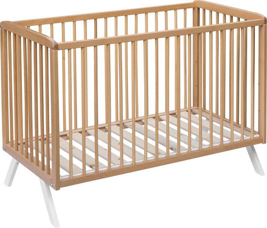 Cabino Baby Bed / Ledikant Teresa 60x120 cm - Naturel