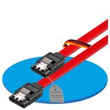 Sonero® datakabel SATA III 6 Gb/s, 0,50 m, rood