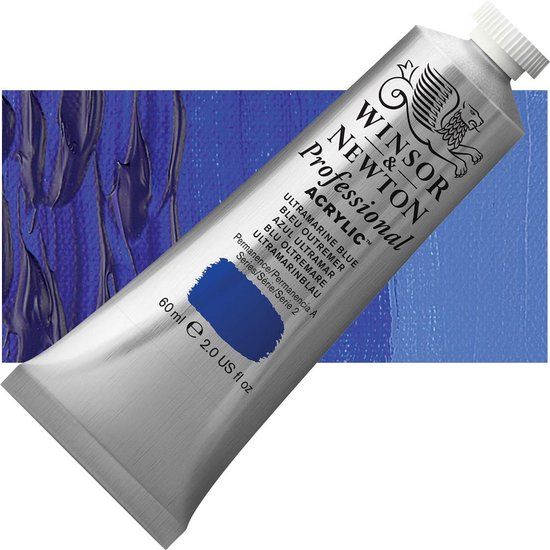Winsor & Newton Professional Acrylic Tube - Ultramarine Blue 60 ml