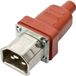 Kalthoff 444010 Prise pour appareil (chaud) 444 Prise, droite Nombre total de pôles : 2 + PE 16 A Rouge, Métal 1 pièce(s)