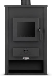 Viking Choice CV Houtkachel - Vrijstaand - 22kW - Zwart - Gietijzer - 2 Jaar Garantie