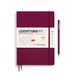 Leuchtturm Maand agenda+notitie 2025 port red 18x25.5cm