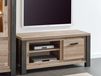 TRAMO meuble tv-hifi 1 porte chêne vieilli