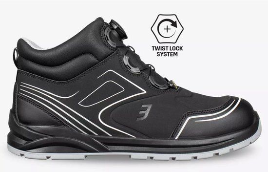 Safety Jogger Cador S3 Mid TLS Werkschoenen Zwart Maat 41