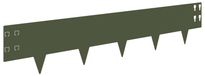 Acier Bordure de pelouse 30 pc 100 x 20 cm vert olive