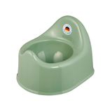Rotho Babydesign Bella Bambina Kinderpotje – Ergonomisch Plaspotje voor Peuters – Comfortabel Potje voor shale green