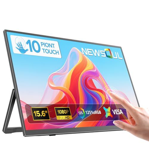 Newsoul 15.6" FHD 1080P IPS Draagbare Monitor