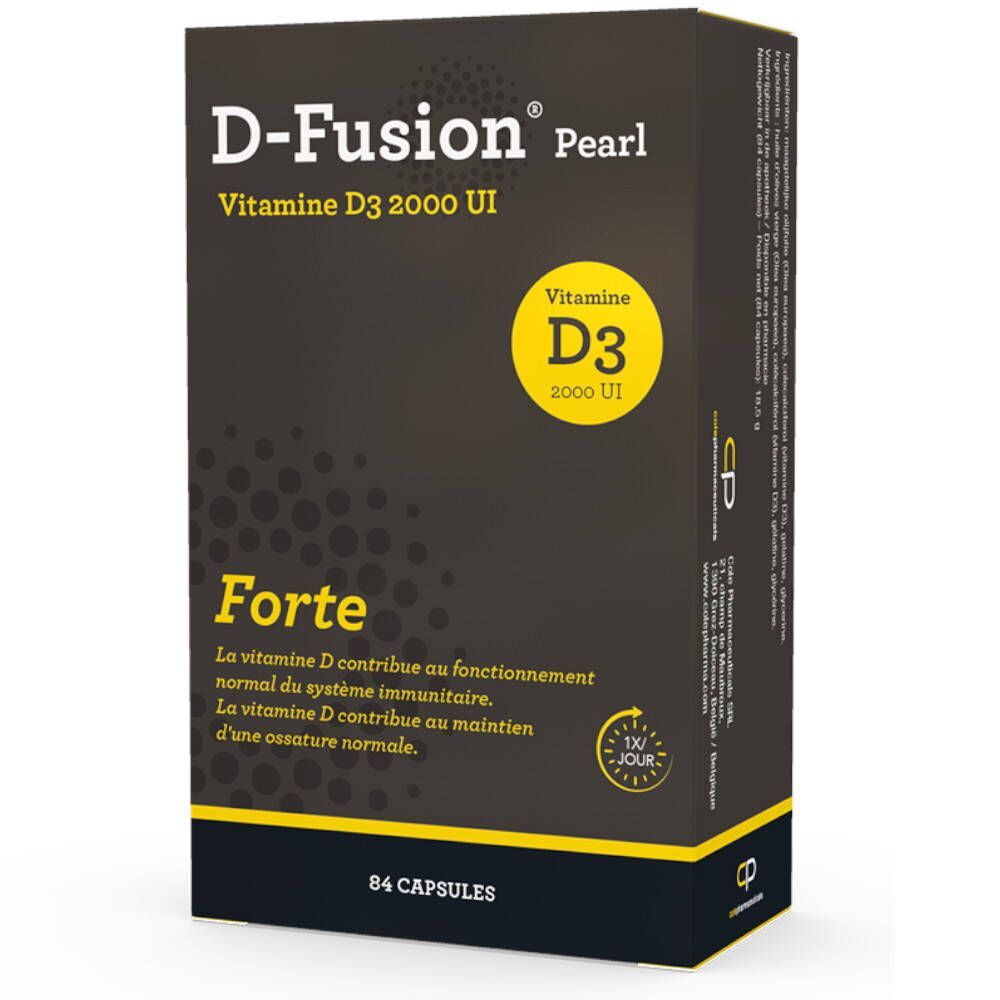 Inconnu D-Fusion Pearl Forte 2000 IE 84 capsules