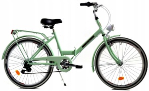 Viking Choice Vouwfiets - 24 inch - 6 versnellingen - mintgroen