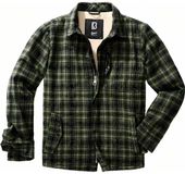 Brandit Classic Sherpa Heren Tussenseizoensjas - olijf/zwart - M