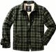 Brandit Classic Sherpa Heren Tussenseizoensjas - olijf/zwart - M
