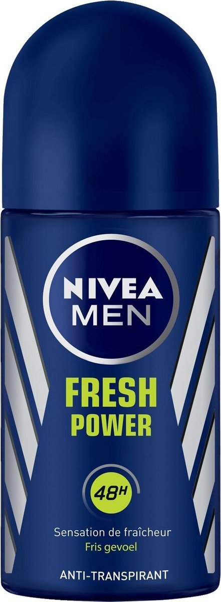 Nivea Deodorant Roller Men 50ml Fresh Power